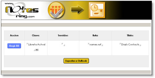 Image:Exportar los contactos de notes a Outlook