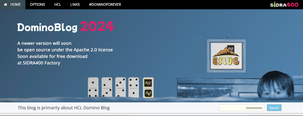 Image:Domino Blog 2024 is ready for download (Only the Home page)
