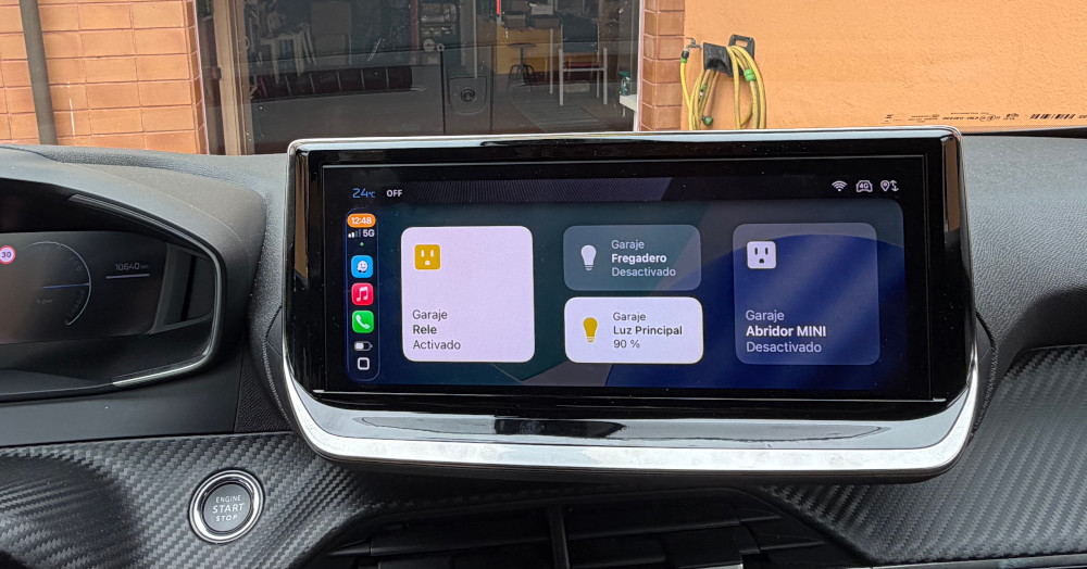 Image:Aqara T2 versus SONOFF MINI-D Matter, abridor de puerta de garaje (HomeKit)