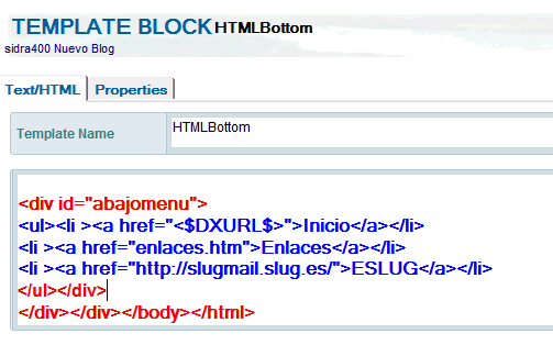 Image:De nuevo a la carga con el Template HTML Bottom