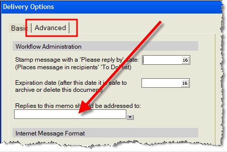 Image:Force Replies To Another Address