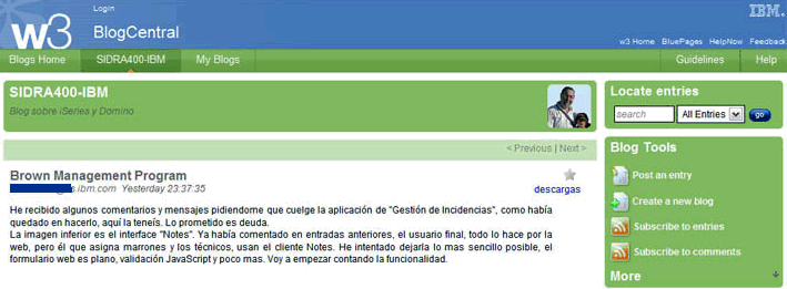 Image:IBM Lotus Connections (Mi blog en la fábrica)